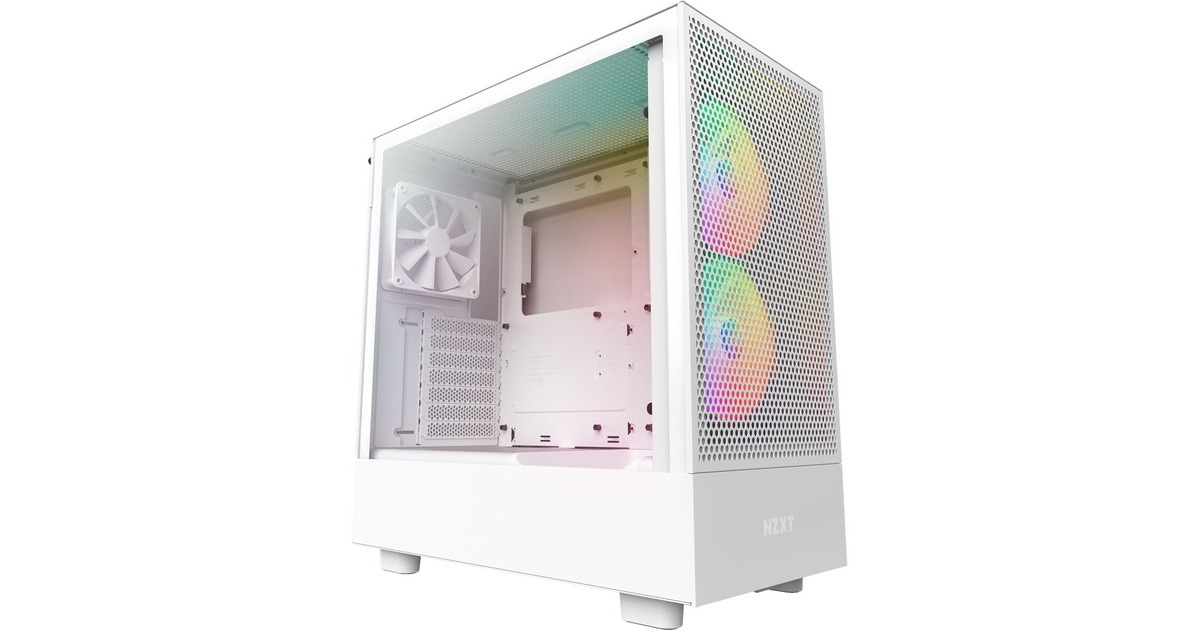 Nzxt H Flow Rgb All White Midi Tower Behuizing Wit Mat X Usb A