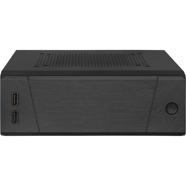 SilverStone SST ML10B HTPC Behuizing Zwart 2x USB A