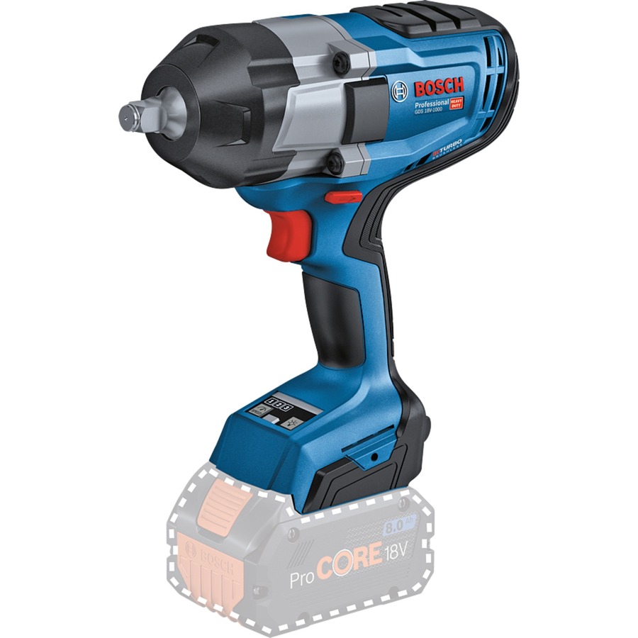 Bosch Professional Gds V X Ah Lboxx Slagmoersleutel Blauw Zwart