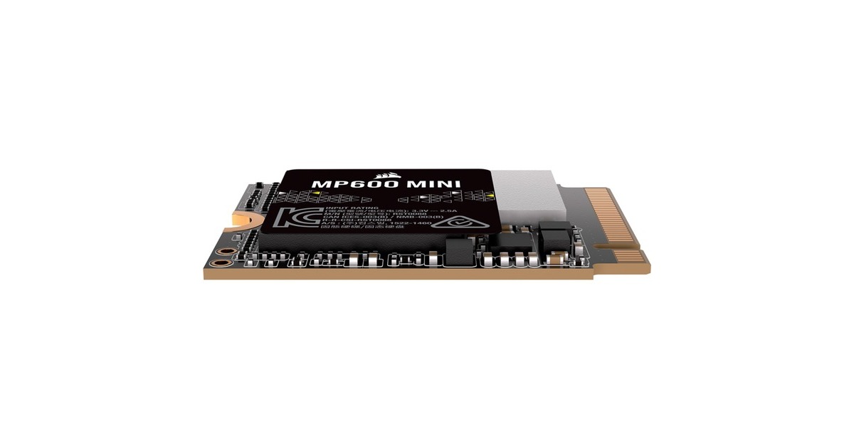 Corsair MP600 Core Mini 2To M.2 NVMe PCIe x4 Gen4 2 SSD - M.2 2230 -  Jusqu'à 5.000 Mo/s en Lecture Séquentielle - QLC NAND Haute Densité - pour  Steam Deck, ASUS