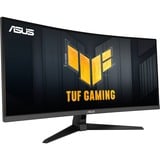 ASUS TUF Gaming VG34VQ3B 34" Curved UltraWide monitor Zwart, 180 Hz, HDMI, DisplayPort, USB, Audio, FreeSync Premium