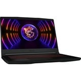 MSI Thin GF63 (12UC-1051BE) 15.6"  gaming laptop Zwart | Core i7-12650H | RTX 3050 | 16 GB | 512 GB SSD | 144 Hz