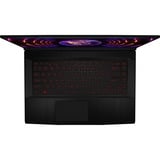 MSI Thin GF63 (12UC-1051BE) 15.6"  gaming laptop Zwart | Core i7-12650H | RTX 3050 | 16 GB | 512 GB SSD | 144 Hz