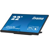 iiyama ProLite T2254MSC-B1AG 22" touchscreen monitor Zwart, Touch, HDMI, DisplayPort, USB, Audio