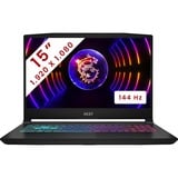 MSI Katana 15 (B13VEK-1219BE) 15.6"  gaming laptop Zwart | Core i7-13620H | RTX 4050 | 16 GB | 1 TB SSD | 144 Hz