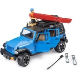 bruder Jeep Wrangler Rubicon Unlimited met kajak en figuur Modelvoertuig 02529