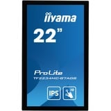 iiyama ProLite TF2234MC-B7AGB 22" Public Display Zwart, VGA, HDMI, DisplayPort, Touch