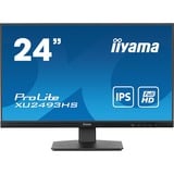 iiyama ProLite XU2493HS-B6 23.8" monitor Zwart, 75 Hz, HDMI, DisplayPort, Audio, AMD Free-Sync