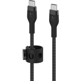 Belkin BoostCharge Pro Flex USB-C/USB-C-kabel Zwart, 1 meter