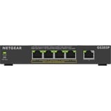 Netgear 5-Port PoE+ Gigabit Ethernet SOHO Unmanaged Switch (GS305P) Zwart