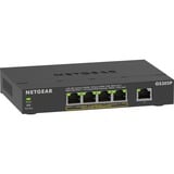 Netgear 5-Port PoE+ Gigabit Ethernet SOHO Unmanaged Switch (GS305P) Zwart