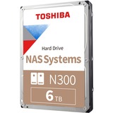 Toshiba N300 6 TB harde schijf SATA/600, 24/7, Retail