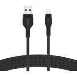 Belkin BoostCharge Pro Flex USB-A-kabel met Lightning-connector Zwart, 1 meter