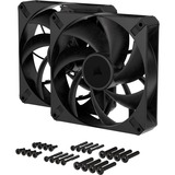 Corsair RS140 MAX 140 mm PWM Thick Fan Dual Pack case fan Zwart, 4-pin PWM