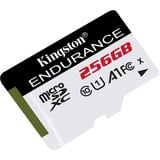 Kingston microSD256GB High Endurance UHS-I U1 KIN geheugenkaart Wit/zwart