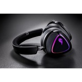 ASUS ROG Delta II over-ear gaming headset Zwart, 3.5mm / 2.4GHz / Bluetooth