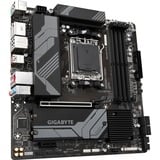 GIGABYTE B650M DS3H socket AM5 moederbord Zwart/grijs, RAID, 2.5 Gb-LAN, Sound, µATX