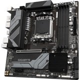 GIGABYTE B650M DS3H socket AM5 moederbord Zwart/grijs, RAID, 2.5 Gb-LAN, Sound, µATX