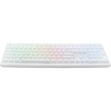 Ducky Zero 6108, gaming toetsenbord Wit, BE Lay-out, Cherry MX2A Red, RGB leds, ABS, Hot-swappable