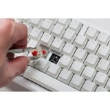 Ducky Zero 6108, gaming toetsenbord Wit, BE Lay-out, Cherry MX2A Red, RGB leds, ABS, Hot-swappable