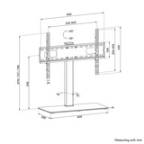 Neomounts DS45-430BL16 bevestiging Zwart