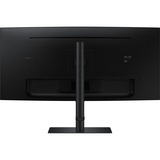 SAMSUNG ViewFinity LS34C652UAUXEN 34" Curved UltraWide monitor Zwart, HDMI, DisplayPort, Sound, RJ-45, USB-C