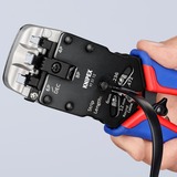 KNIPEX Krimptang 97 51 12 SB Blauw/rood, RJ-10, RJ-11/12 en RJ-45