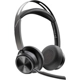 HP Poly Voyager Focus 2 USB-C on-ear headset Zwart, Incl. oplaadstatief