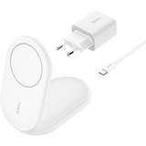 Belkin BoostCharge magnetische draadloze oplader met Qi2 - 15 W Wit