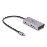 DeLOCK USB 10 Gbps USB-C Hub usb-hub Grijs