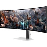 SAMSUNG Odyssey G9 OLED G93SC 49" Curved UltraWide gaming monitor Zilver/zwart, HDMI, Micro HDMI, DisplayPort, 3x USB-A, 240 Hz