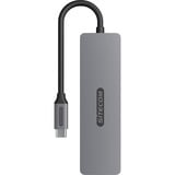 Sitecom 5-in-1 USB-C Power Delivery Multiport usb-hub Grijs