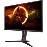 AOC 27G2ZN3/BK 27" gaming monitor Zwart/rood, 2x HDMI, 1x DisplayPort