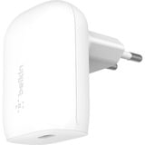 Belkin BoostCharge 30 W USB-C PD 3.0 PPS-wandlader Wit