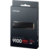 SAMSUNG 9100 PRO Heatsink 2 TB SSD MZ-VAP2T0CW, PCIe Gen 5.0 x4, NVMe 2.0