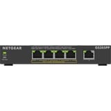 Netgear 5-port Gigabit Ethernet PoE+ Unmanaged Switch (GS305PP)  Zwart