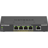 Netgear 5-port Gigabit Ethernet PoE+ Unmanaged Switch (GS305PP)  Zwart