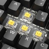 Sharkoon SKILLER SGK50 S2, gaming toetsenbord Zwart, BE Lay-out, Gateron Yellow, RGB leds, Hot-swappable