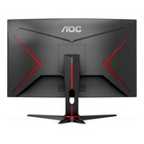 AOC AGON C27G2E/BK 27" Curved gaming monitor Zwart/rood, 2x HDMI, DisplayPort, VGA, 165Hz