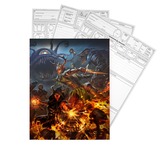 Asmodee Dungeons & Dragons 5.0 - Characters Sheets 2024 boek Engels, 2+ spelers, vanaf 12 jaar