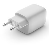 Belkin BoostCharge Pro 2-poorts USB-C GaN-wandlader met PPS, 65 W Wit