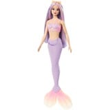 Mattel Barbie Dreamtopia - Zeemeerminpop - Lila haar en een paarse staart 