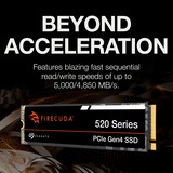 Seagate FireCuda 520 500 GB SSD PCIe 4.0 x4, NVMe 1.4, M.2 2280