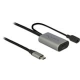 DeLOCK Actieve USB-C 3.2 Gen 1 verlengkabel Zwart, 5 meter