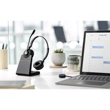 Jabra Engage 55 UC on-ear headset Zwart, Stereo