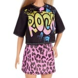 Mattel Barbie Fashionistas #155 - "Rock” Graphic T-Shirt Pop 