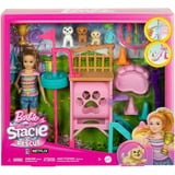 Mattel Barbie met Stacie to the rescue, speelset speeltuin voor puppy's Pop 