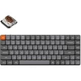 Keychron K3 Max-H3, toetsenbord Grijs/zwart, BE Lay-out, Gateron Low Profile 2.0 Mechanical Brown, RGB leds, 75%, Double-shot ABS, Hot-swappable, Bluetooth, 2.4GHz