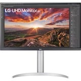 LG UltraFine 27UP85NP-W 27" 4K UHD monitor Wit/zilver, 2x HDMI, DisplayPort, 2x USB-A, USB-C