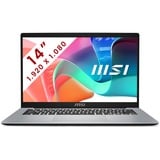 MSI Modern 14 (F13MG-020BE) 14"  laptop Zilver | Core i3-1315U | UHD Graphics | 8 GB | 512 GB SSD